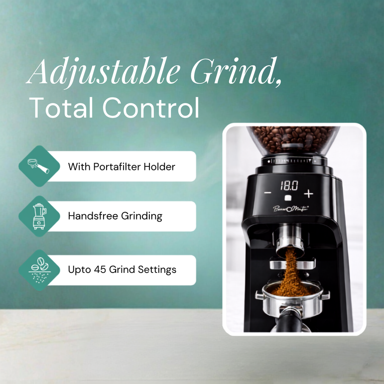 Beveromatic Electric Coffee Grinder-Black