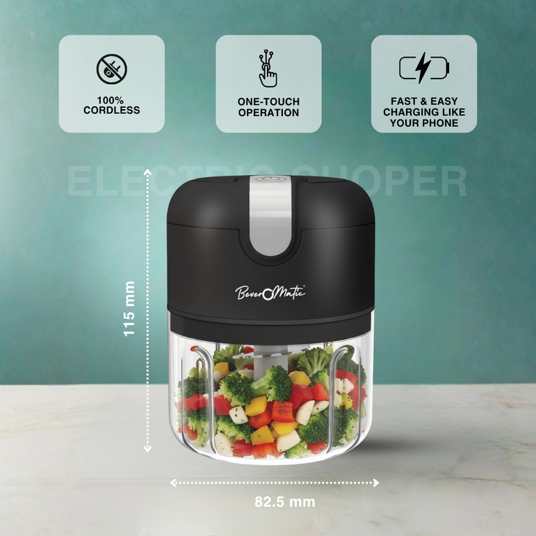 Beveromatic Rechargeable Electric Chopper
