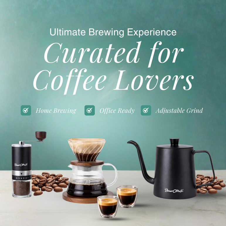 Beveromatic Pour Over Coffee Gift Set-Premium Gift for Coffee Lovers