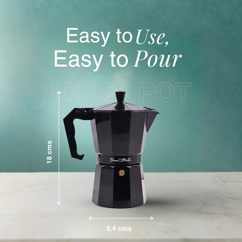 Beveromatic Moka Pot (Black)
