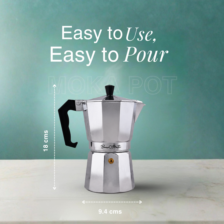 Beveromatic Moka Pot (Silver)