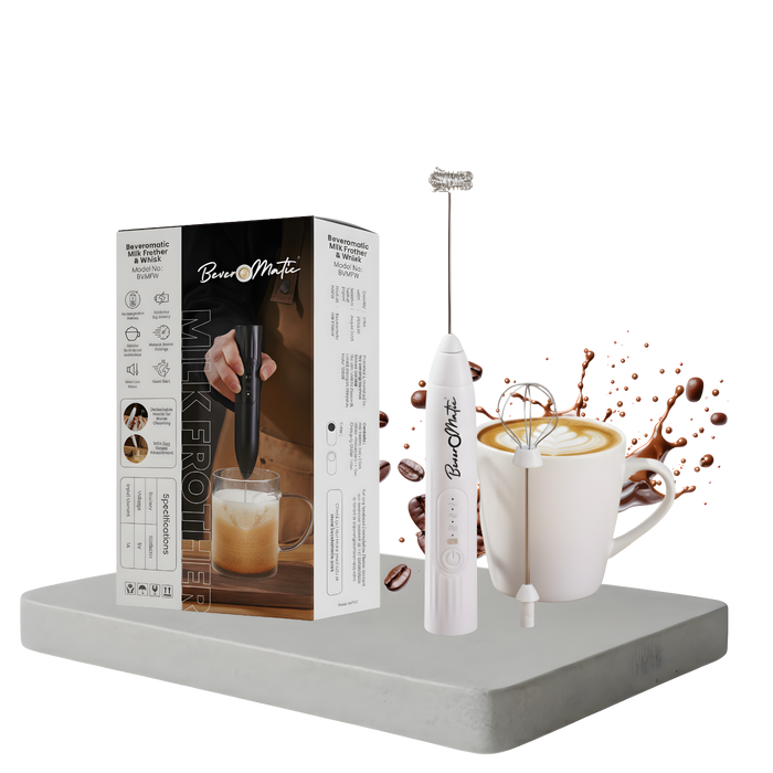 Beveromatic Milk Frother & Egg Beater — White