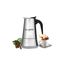 Beveromatic Stainless Steel Moka Pot
