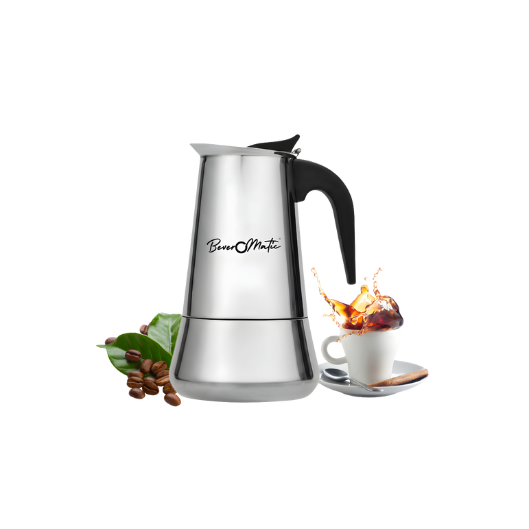 Beveromatic Stainless Steel Moka Pot