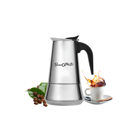 Beveromatic Stainless Steel Moka Pot