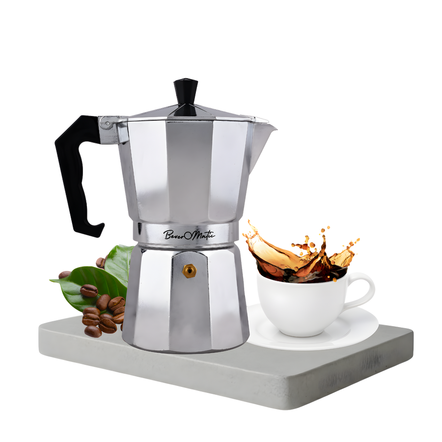 Beveromatic Moka Pot (Silver)