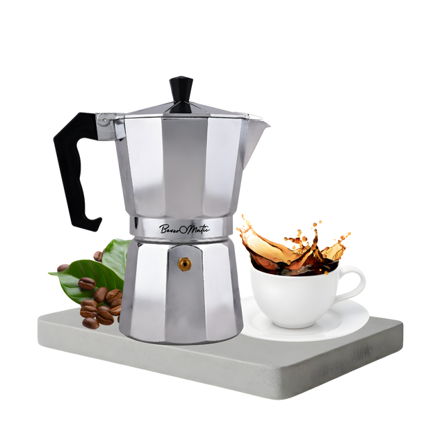 Beveromatic Moka Pot (Silver)
