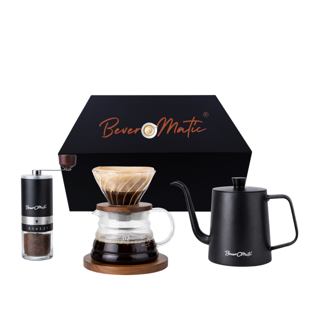Beveromatic Pour Over Coffee Gift Set-Premium Gift for Coffee Lovers