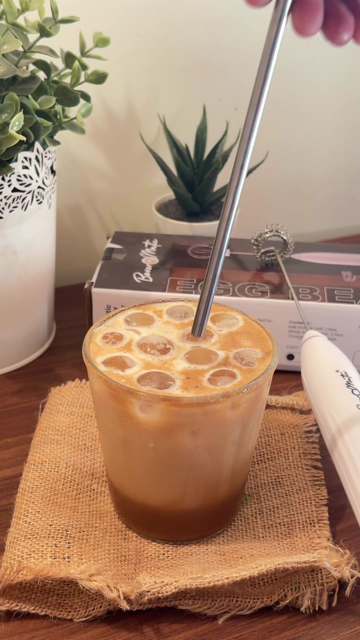 Creamy Iced Spanish Latte