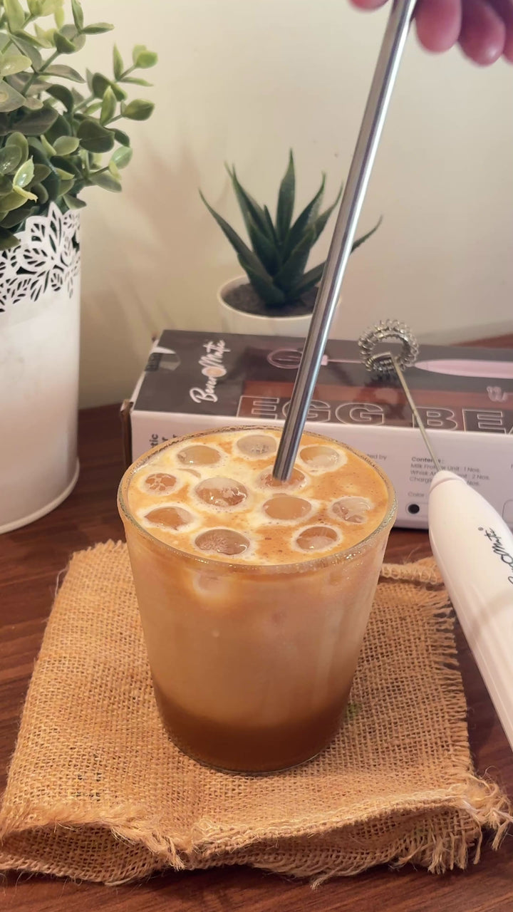 Creamy Iced Spanish Latte